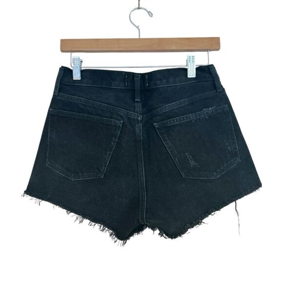Agolde Parker Vintage Cut Off Shorts in Theme Black, Size 25 - Picture 8 of 12